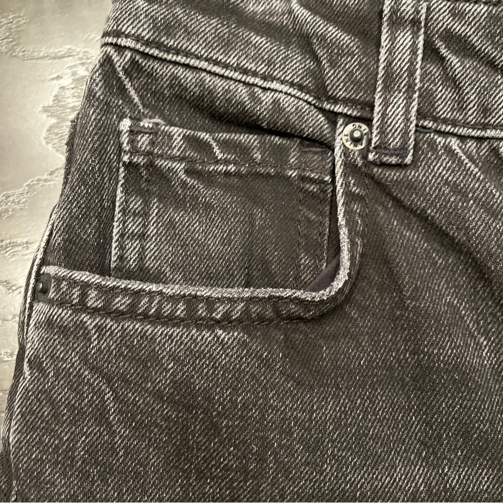 NWT Anine Bing Charcoal Stonewash Denim Jeans (size 23) Cotton